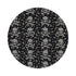 Crossbones Small Black 16" Round Pebble Placemat Set of 4 - nicolettemayer.com