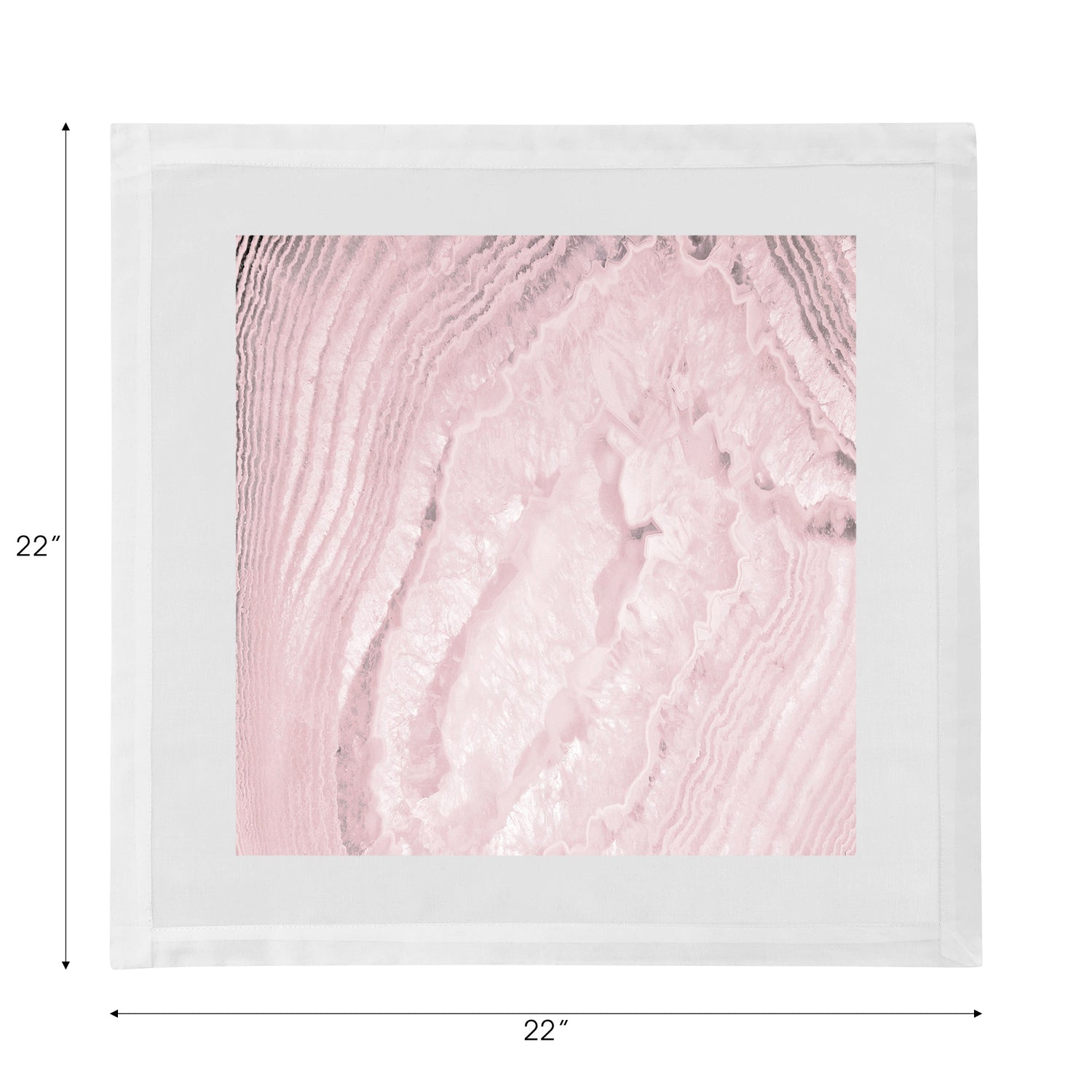 Crystal Blossom Cotton Sateen Dinner Napkins - nicolettemayer.com