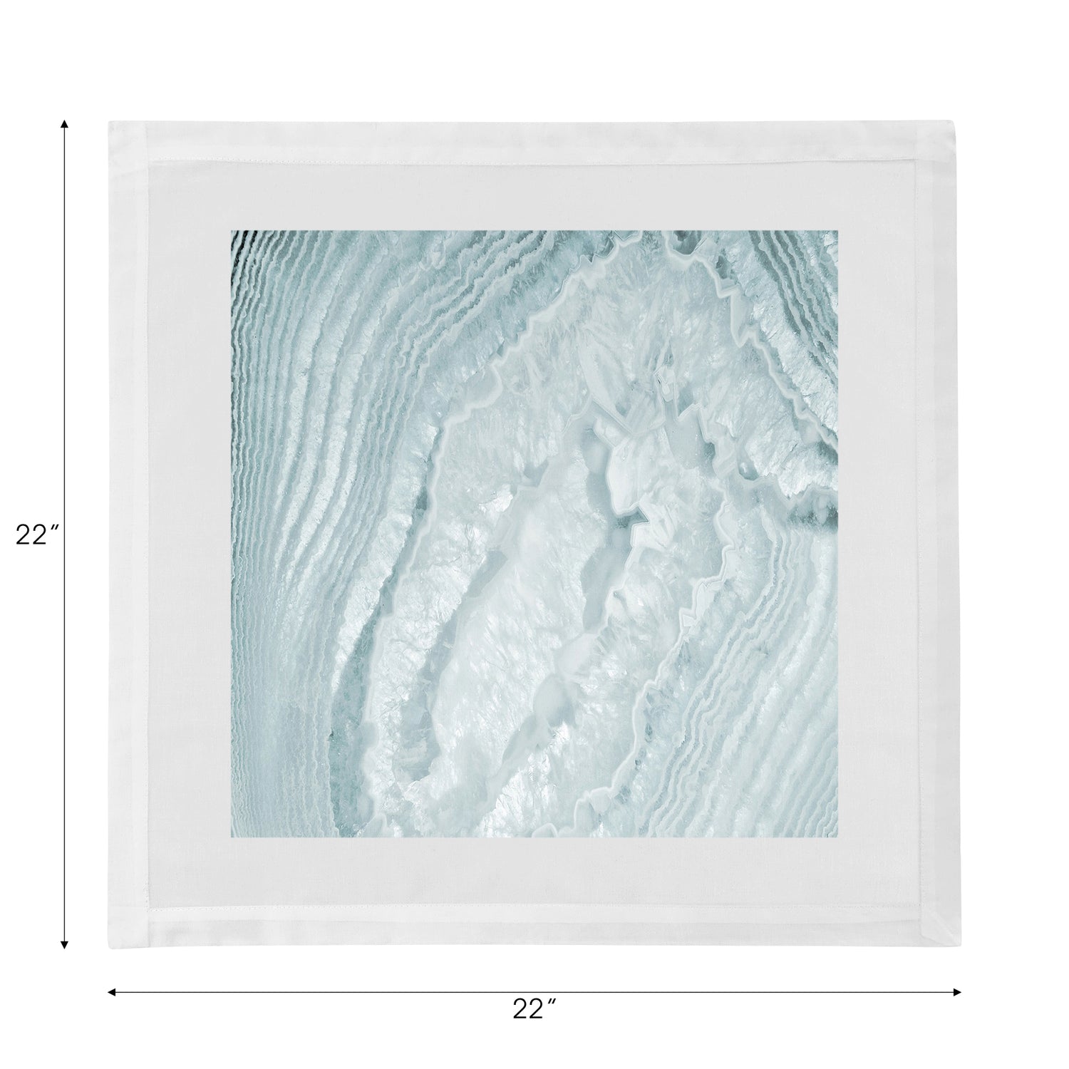 Crystal Bluebell Cotton Sateen Dinner Napkins - nicolettemayer.com