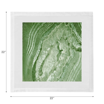 Crystal Moss Cotton Sateen Dinner Napkins - nicolettemayer.com