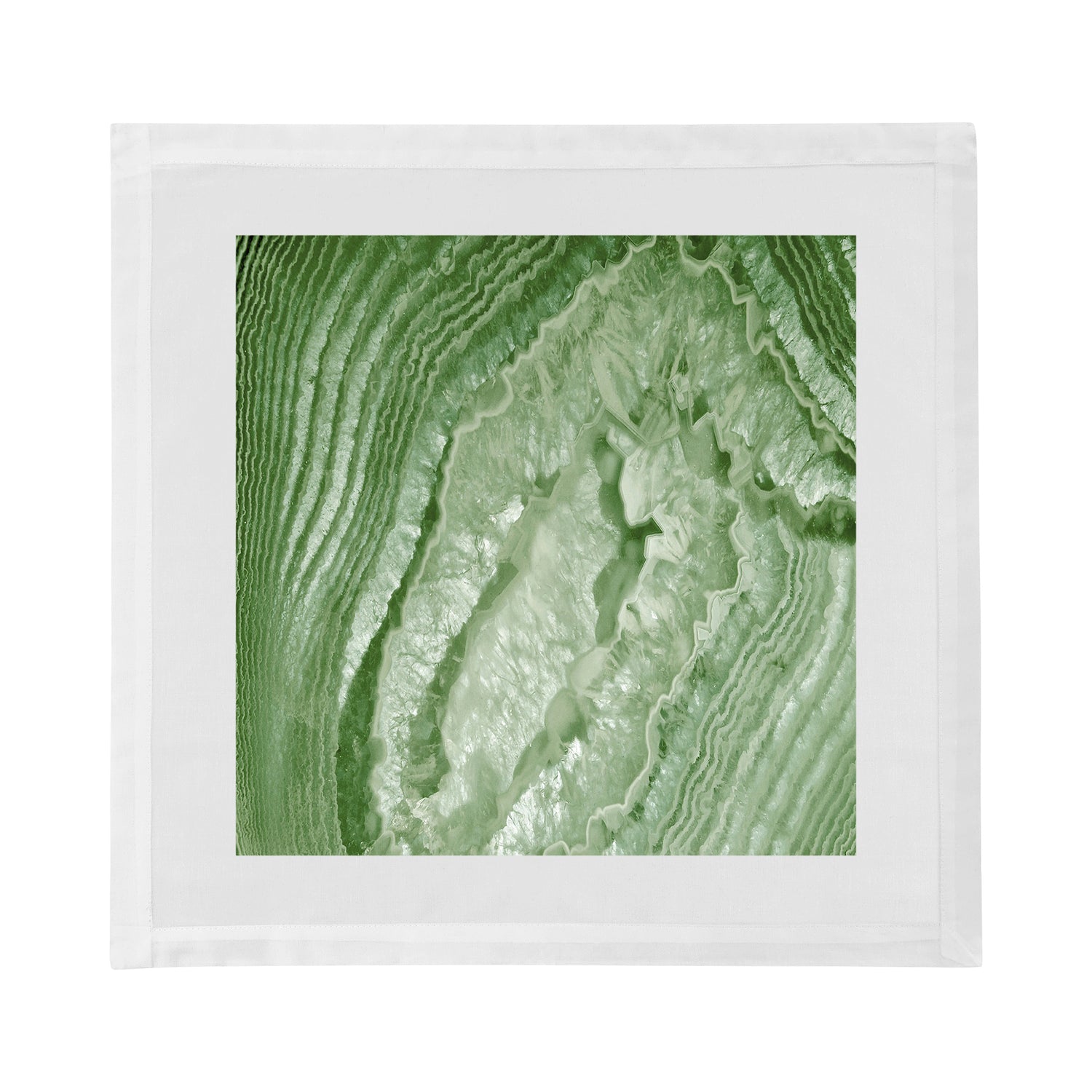 Crystal Moss Cotton Sateen Dinner Napkins - nicolettemayer.com