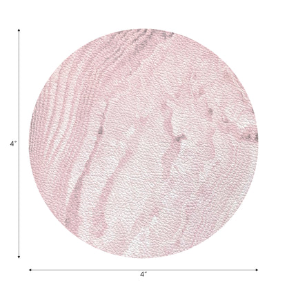 Crystal Blossom Vegan Leather Coasters - nicolettemayer.com