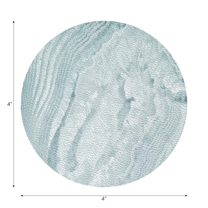 Crystal Bluebell Vegan Leather Coasters - nicolettemayer.com