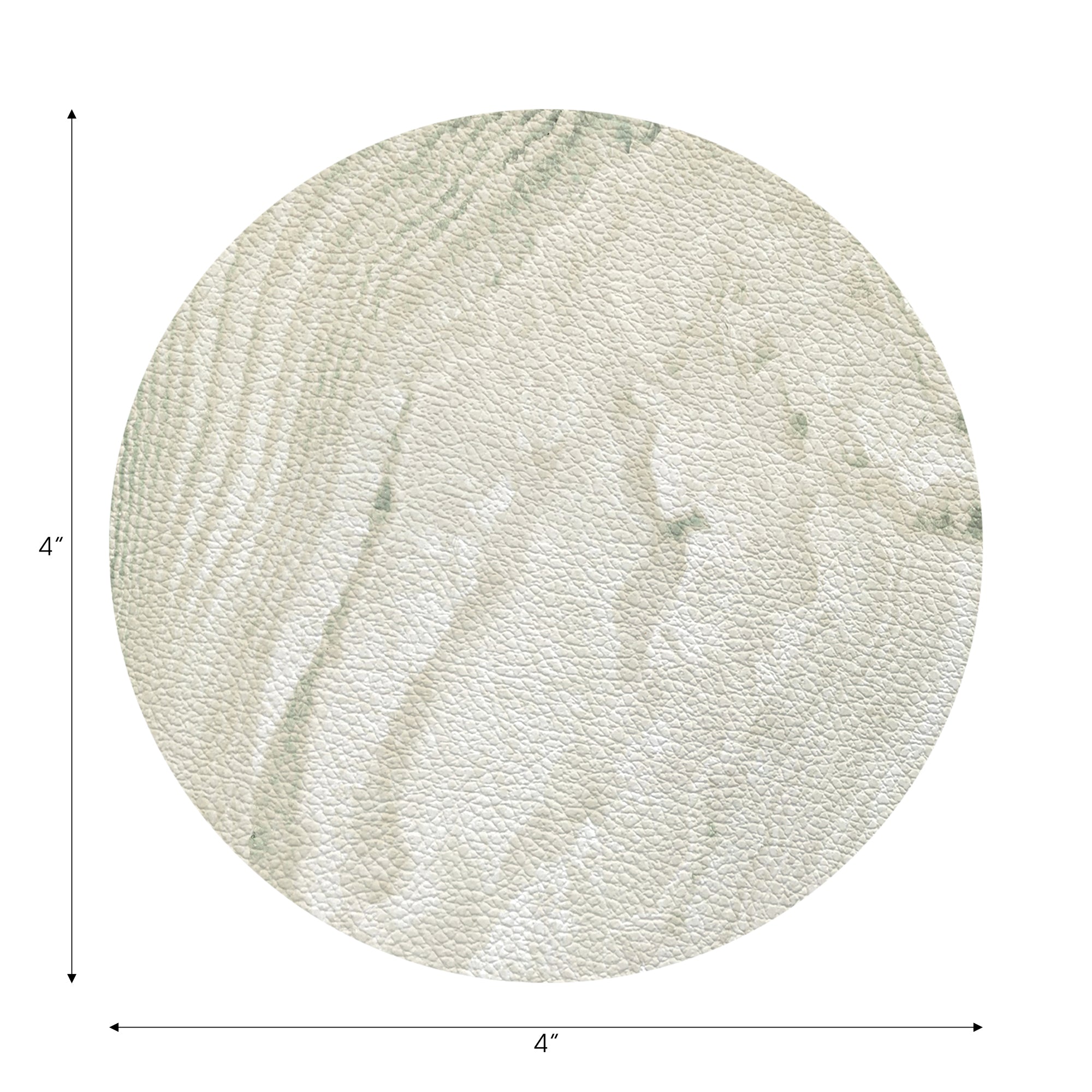 Crystal Champagne Vegan Leather Coasters - nicolettemayer.com