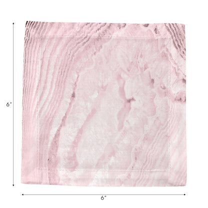 Solid Blossom Cotton Sateen Cocktail Napkins - nicolettemayer.com