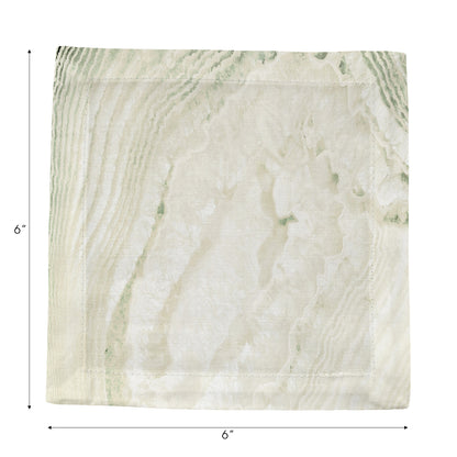 Solid Champagne Cotton Sateen Cocktail Napkins - nicolettemayer.com