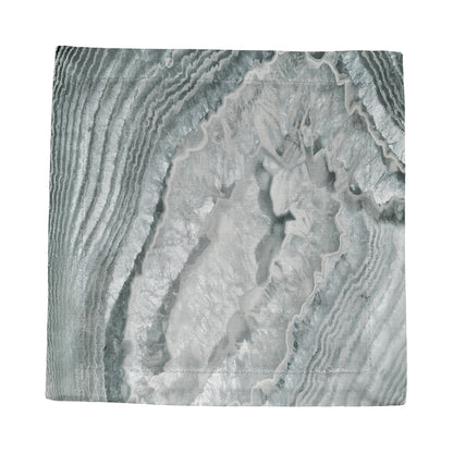 Solid Platinum Cotton Sateen Cocktail Napkins - nicolettemayer.com