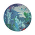 Cyprus Picnic Cyan 16" Round Pebble Placemats, Set of 4 - nicolettemayer.com
