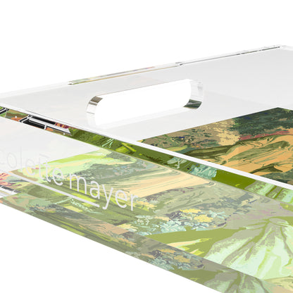 Cyprus Picnic Acid Green 12.5X7.75 Acrylic Tray - nicolettemayer.com
