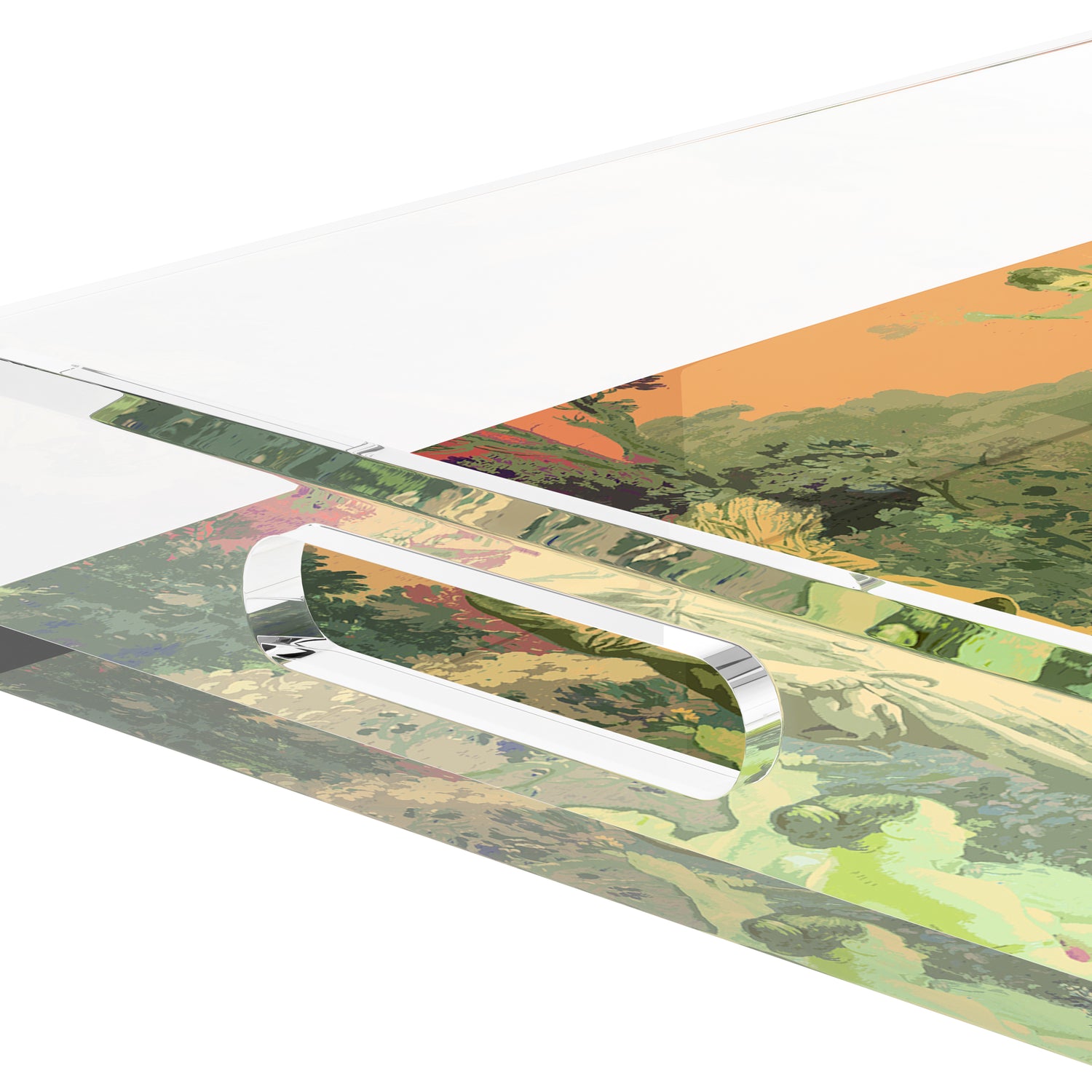 Cyprus Picnic Acid Green 22.5X14.5 Acrylic Tray - nicolettemayer.com
