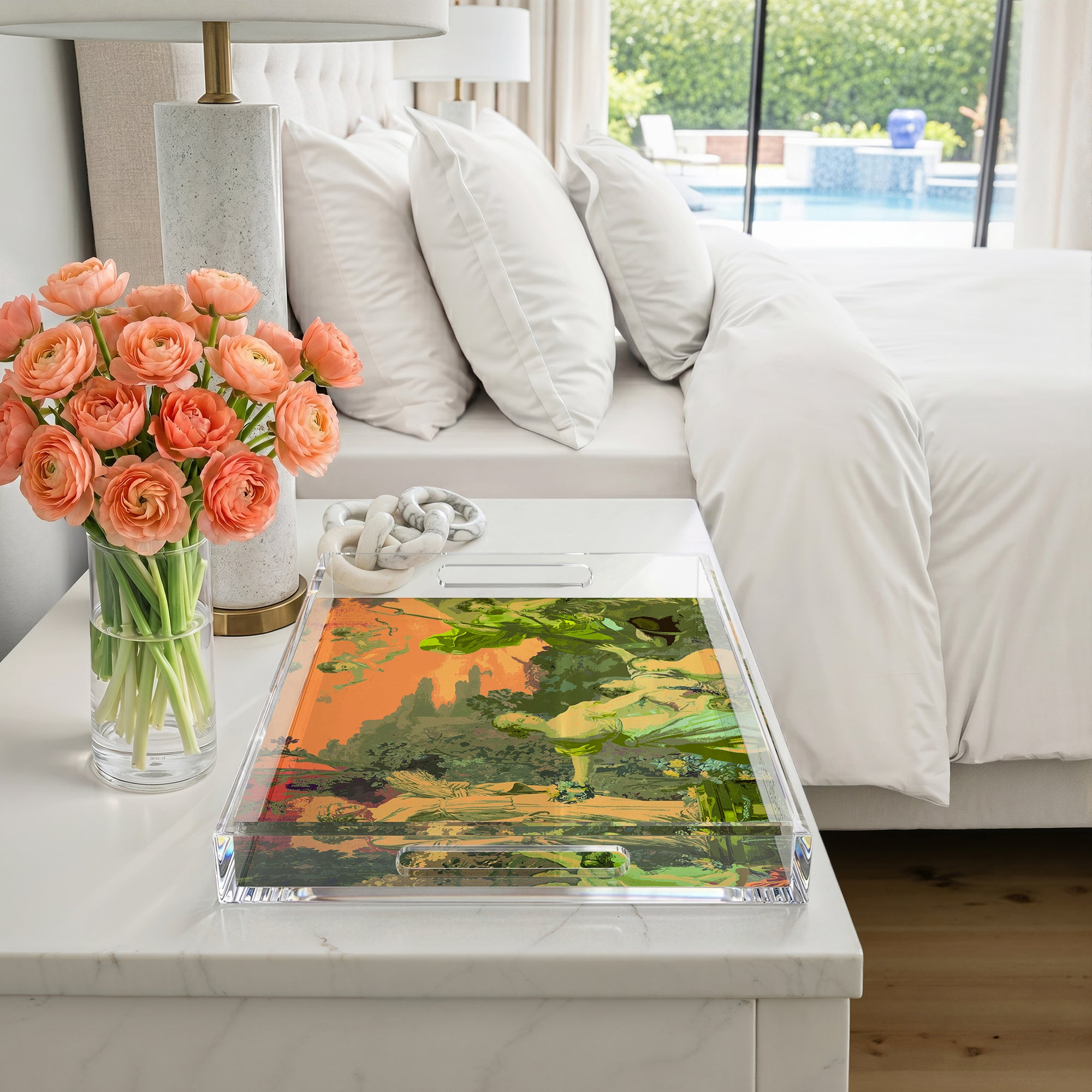 Cyprus Picnic Acid Green 22.5X14.5 Acrylic Tray - nicolettemayer.com
