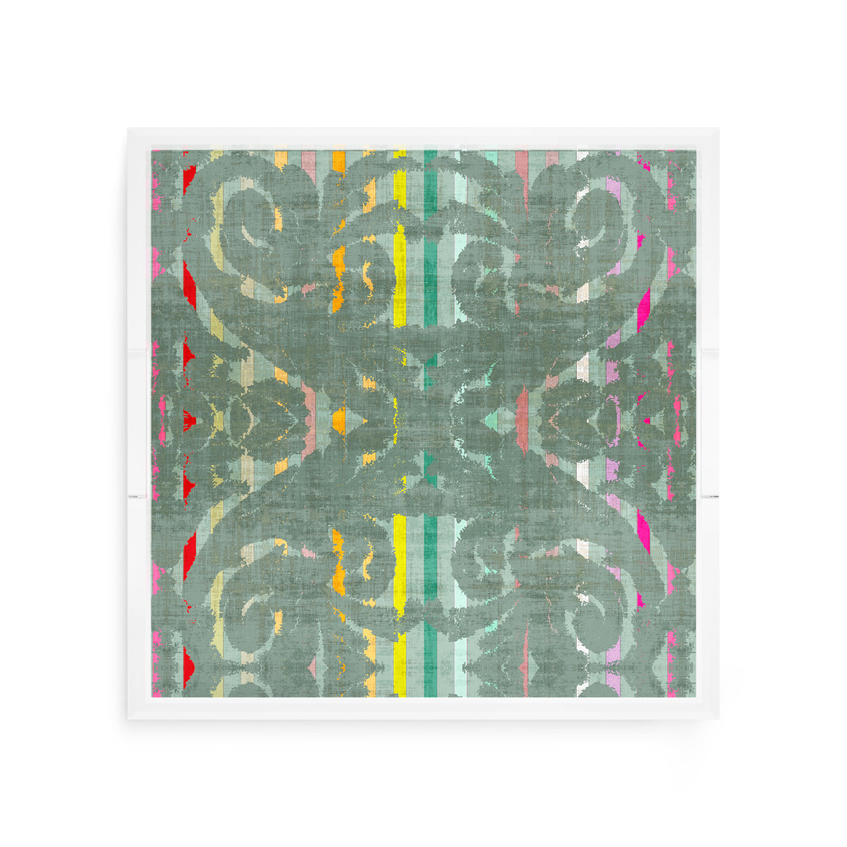 Dapper  Sage Acrylic Decorative Tray, 12 x 12 in. by Nicolette Mayer 