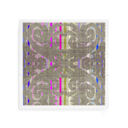 Dapper  Taupe Acrylic Decorative Tray, 12 x 12 in. by Nicolette Mayer 