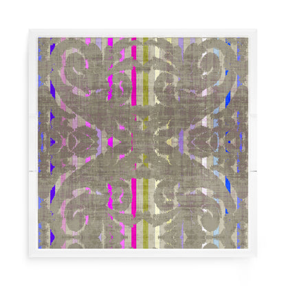 Dapper  Taupe Acrylic Decorative Tray, 15 x 15 in. by Nicolette Mayer 