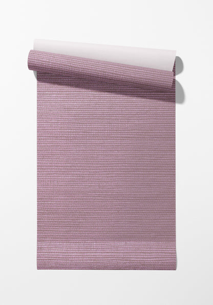 Metallica Dark Lilac Grasscloth Solid Wallpaper - nicolettemayer.com