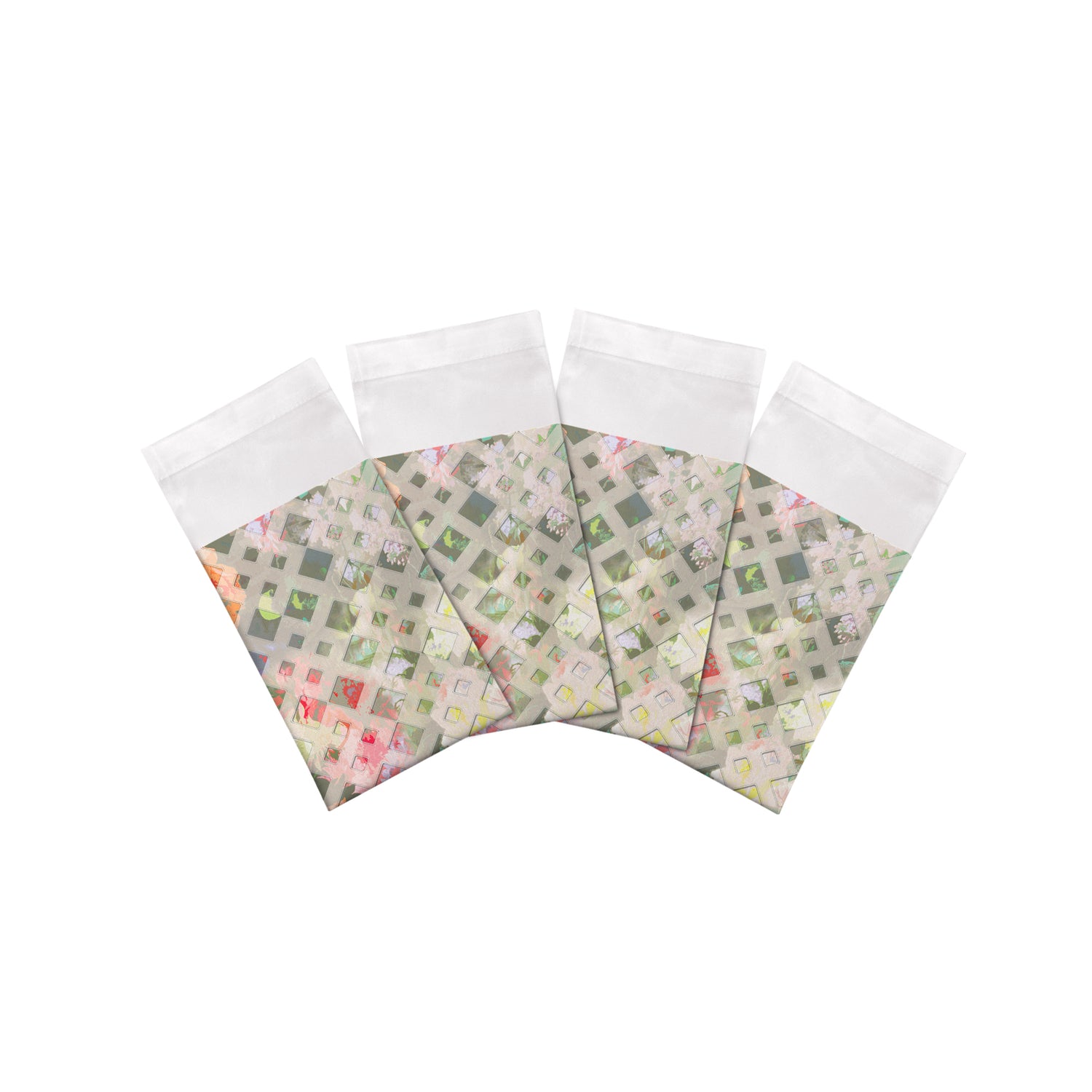 Defosse Trellis Azalea Cotton Sateen Dinner Napkins