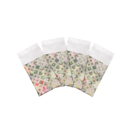 Defosse Trellis Azalea Cotton Sateen Dinner Napkins