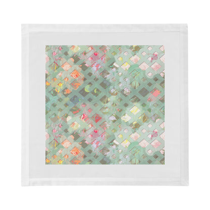 Defosse Trellis Brandun Cotton Sateen Dinner Napkins