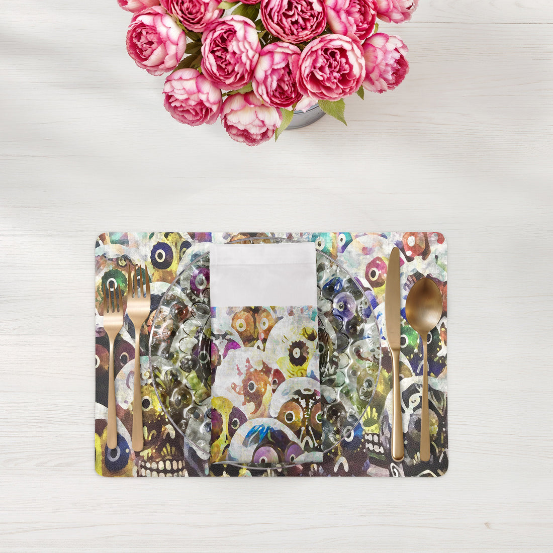 Dia De Los Muertos Rich Cotton Sateen Dinner Napkins - nicolettemayer.com