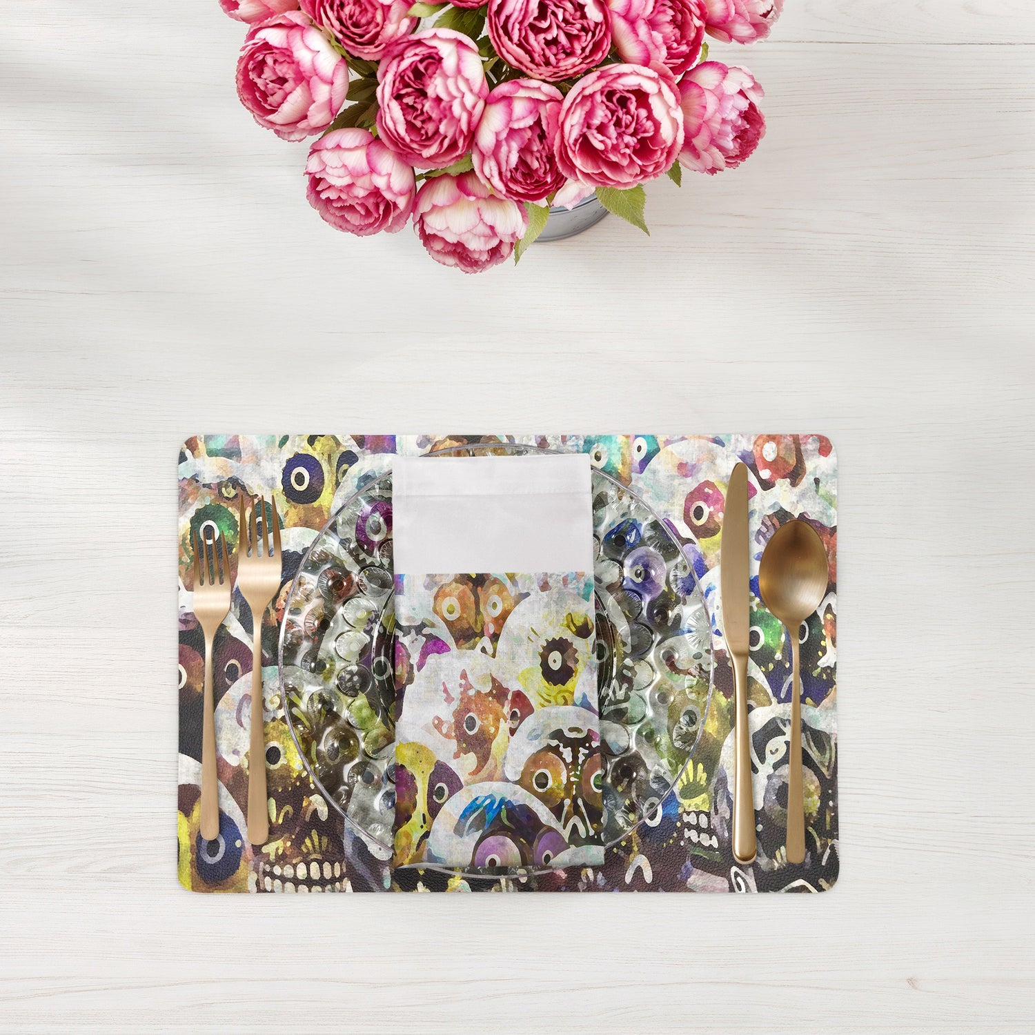 Dia De Los Muertos Rich Cotton Sateen Dinner Napkins - nicolettemayer.com