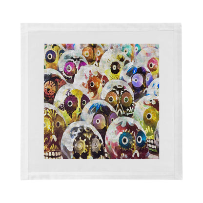 Dia De Los Muertos Rich Cotton Sateen Dinner Napkins - nicolettemayer.com