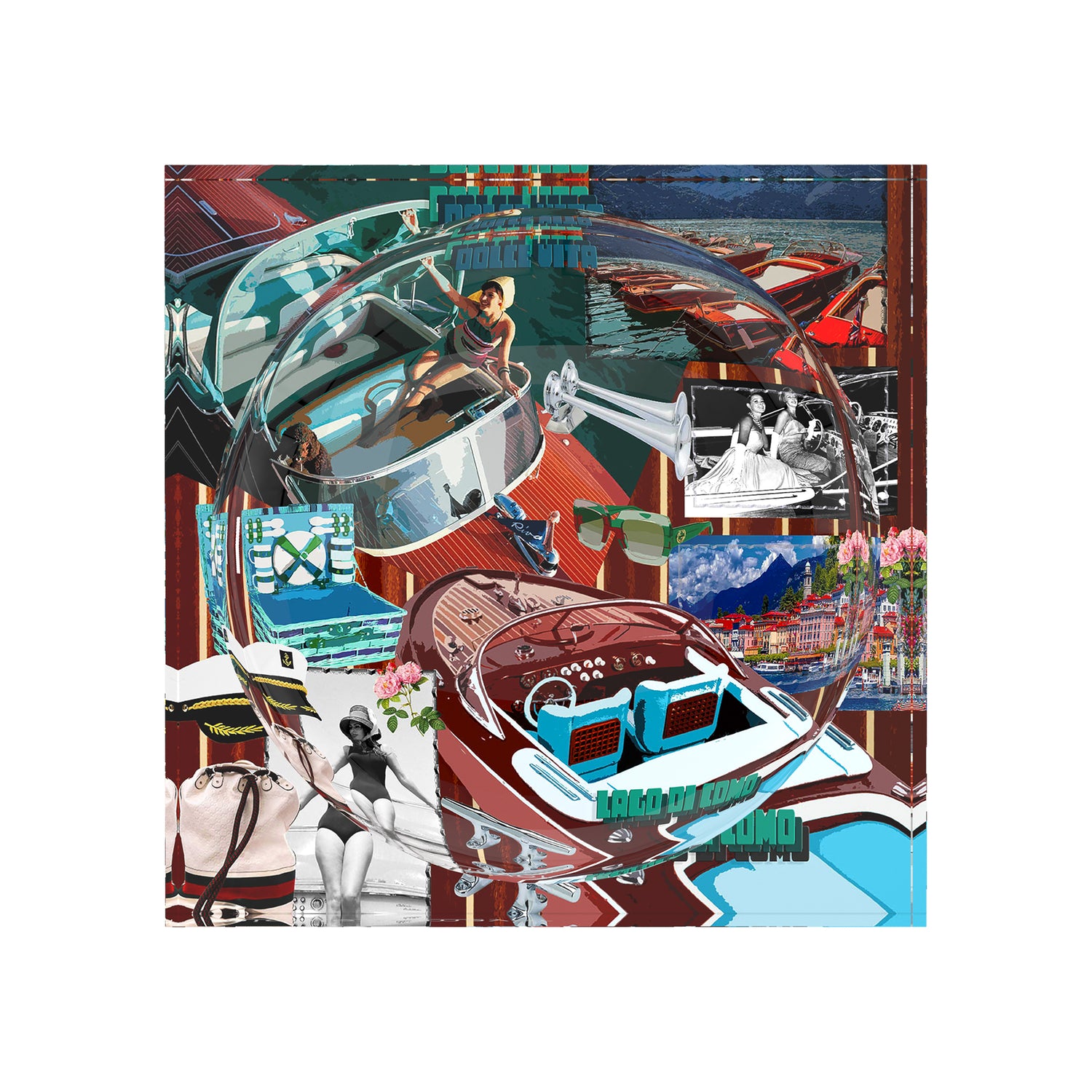 Dolce Vita Como Acrylic Candy Catchall Dish