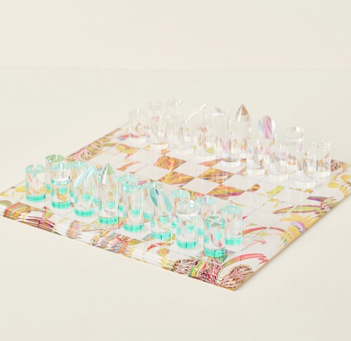 Amazonia Splendor Acrylic Chess - nicolettemayer.com