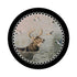 English Stag Black 16" Round Pebble Placemats, Set of 4 - nicolettemayer.com

