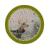 English Stage Chartreuse 16" Round Pebble Placemats, Set of 4 - nicolettemayer.com
