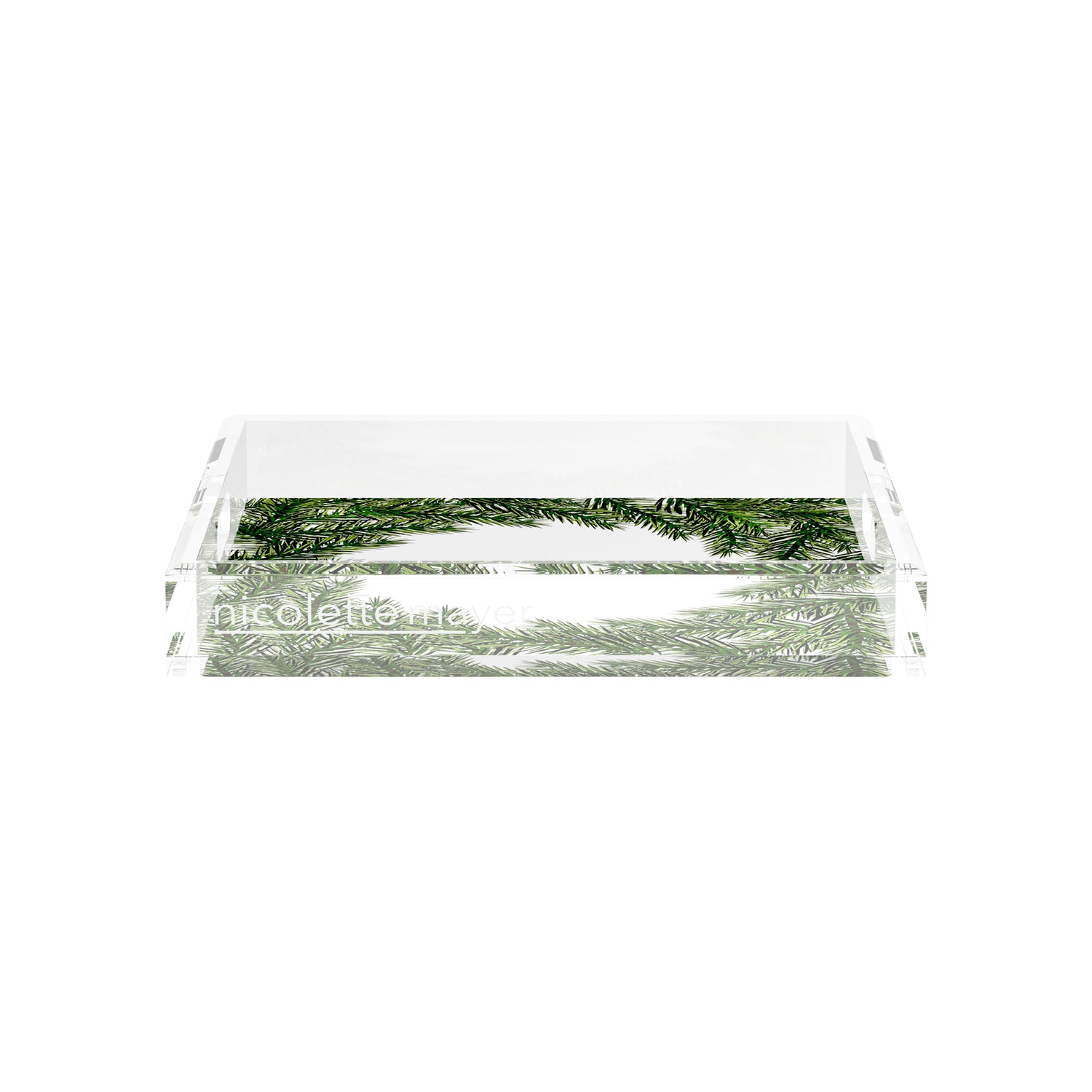 Evergreen 12X12 Acrylic Tray - nicolettemayer.com