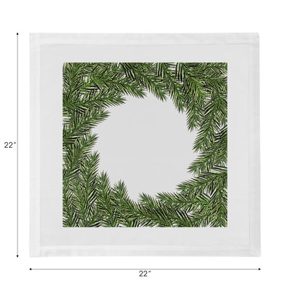 Evergreen Cotton Sateen Dinner Napkins