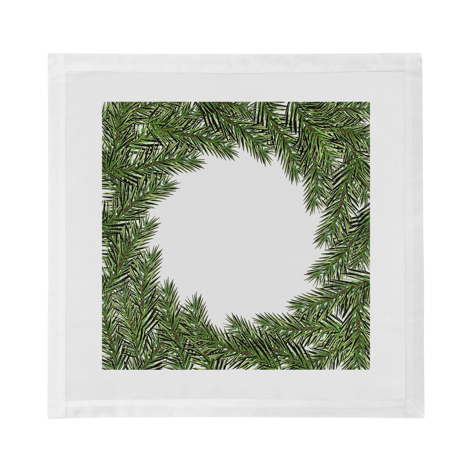 Evergreen Cotton Sateen Dinner Napkins