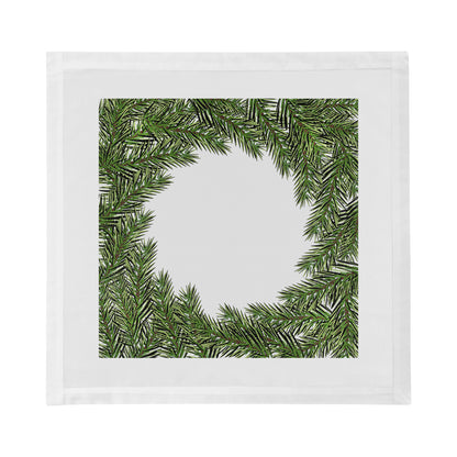 Evergreen Cotton Sateen Dinner Napkins