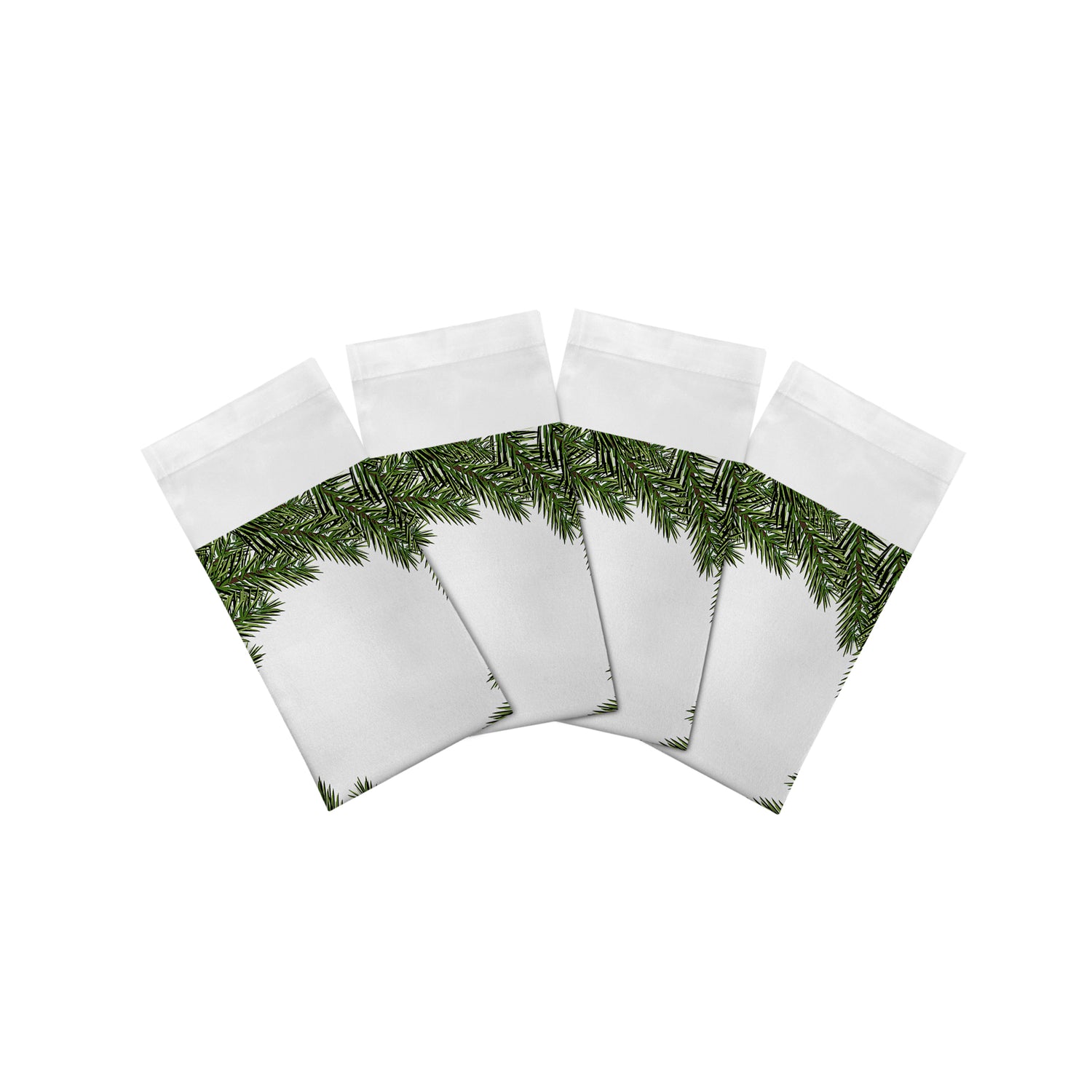 Evergreen Cotton Sateen Dinner Napkins