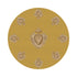 Ex Vote Gold 16" Round Pebble Placemats, Set of 4 - nicolettemayer.com
