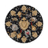Ex Vote Skulls Black 16" Round Pebble Placemat Set of 4 - nicolettemayer.com