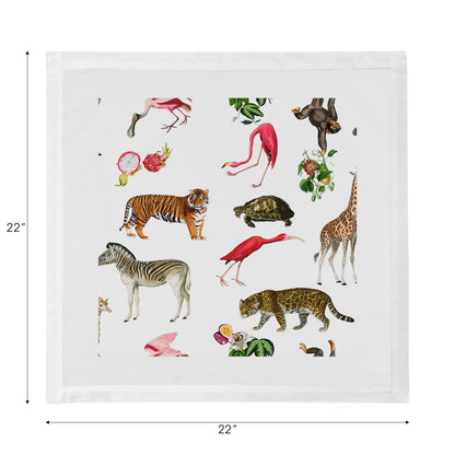 Exotix Natural Cotton Sateen Dinner Napkins - nicolettemayer.com