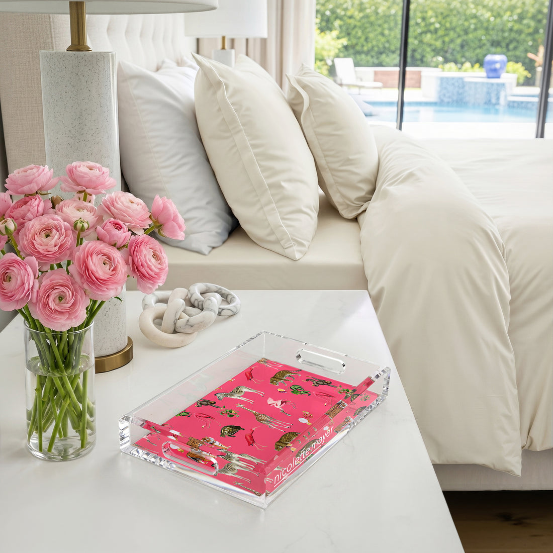 Exotix Cherry 12.5X7.75 Acrylic Tray - nicolettemayer.com
