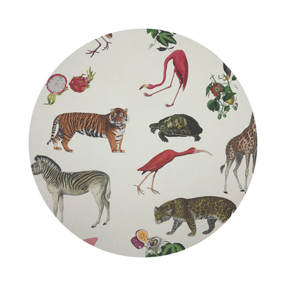 Exotix Natural 16&quot; Round Pebble Placemats, Set of 4 - nicolettemayer.com

