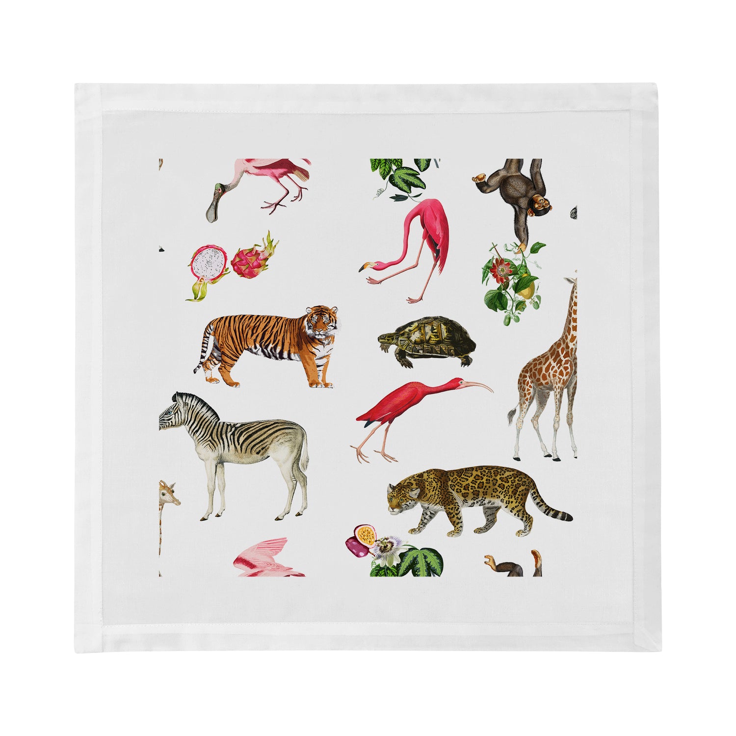 Exotix Natural Cotton Sateen Dinner Napkins - nicolettemayer.com