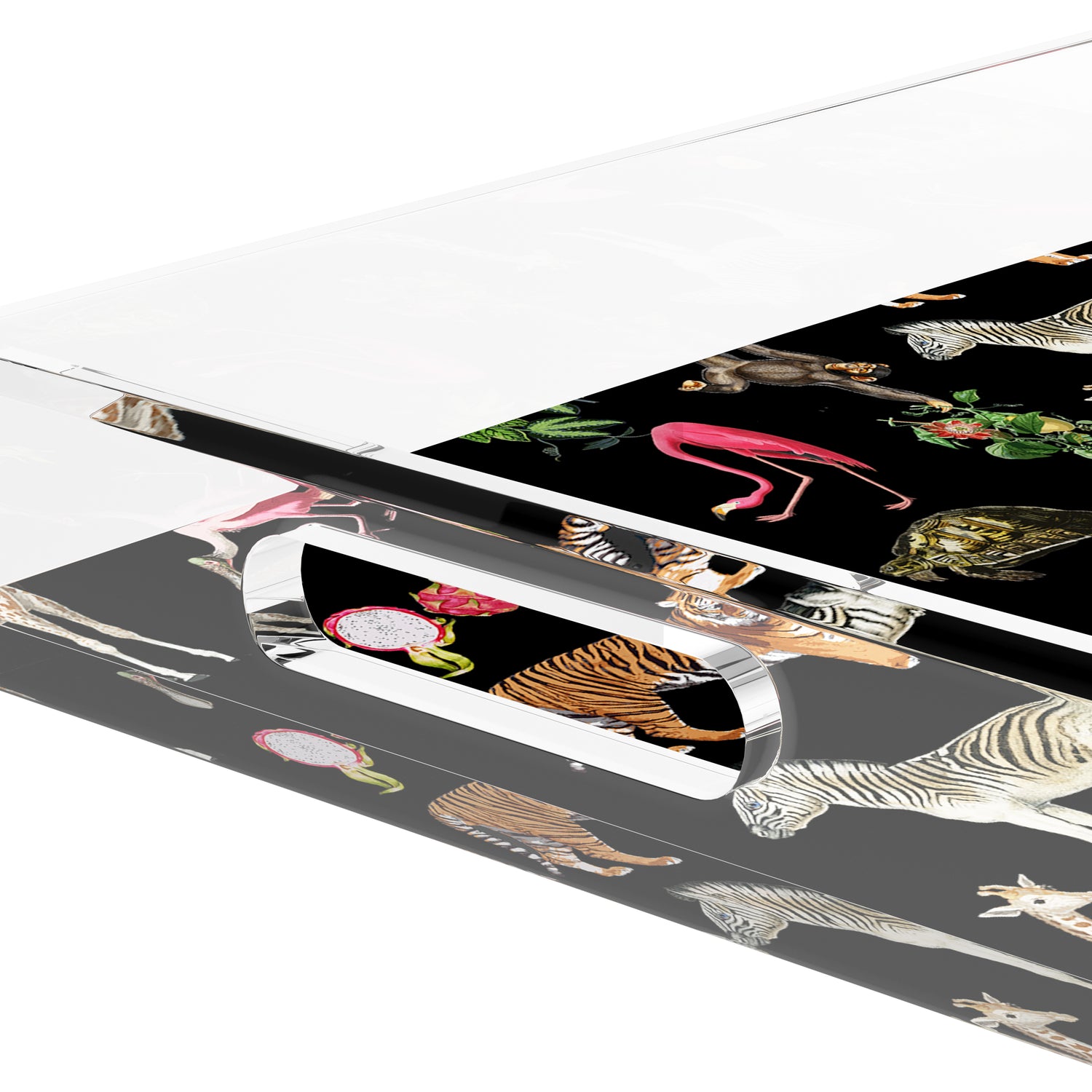 Exotix Black 12.5X7.75 Acrylic Tray - nicolettemayer.com
