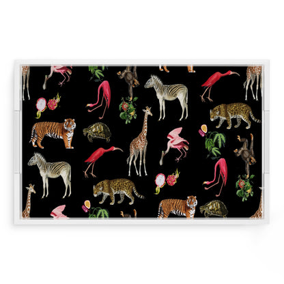 Exotix Black 22.5X14.5 Acrylic Tray - nicolettemayer.com
