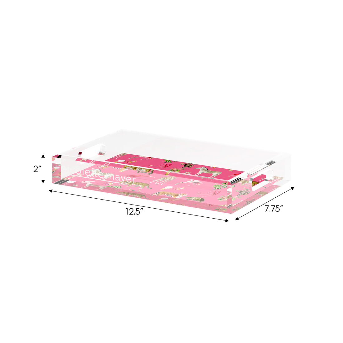 Exotix Cherry 12.5X7.75 Acrylic Tray - nicolettemayer.com
