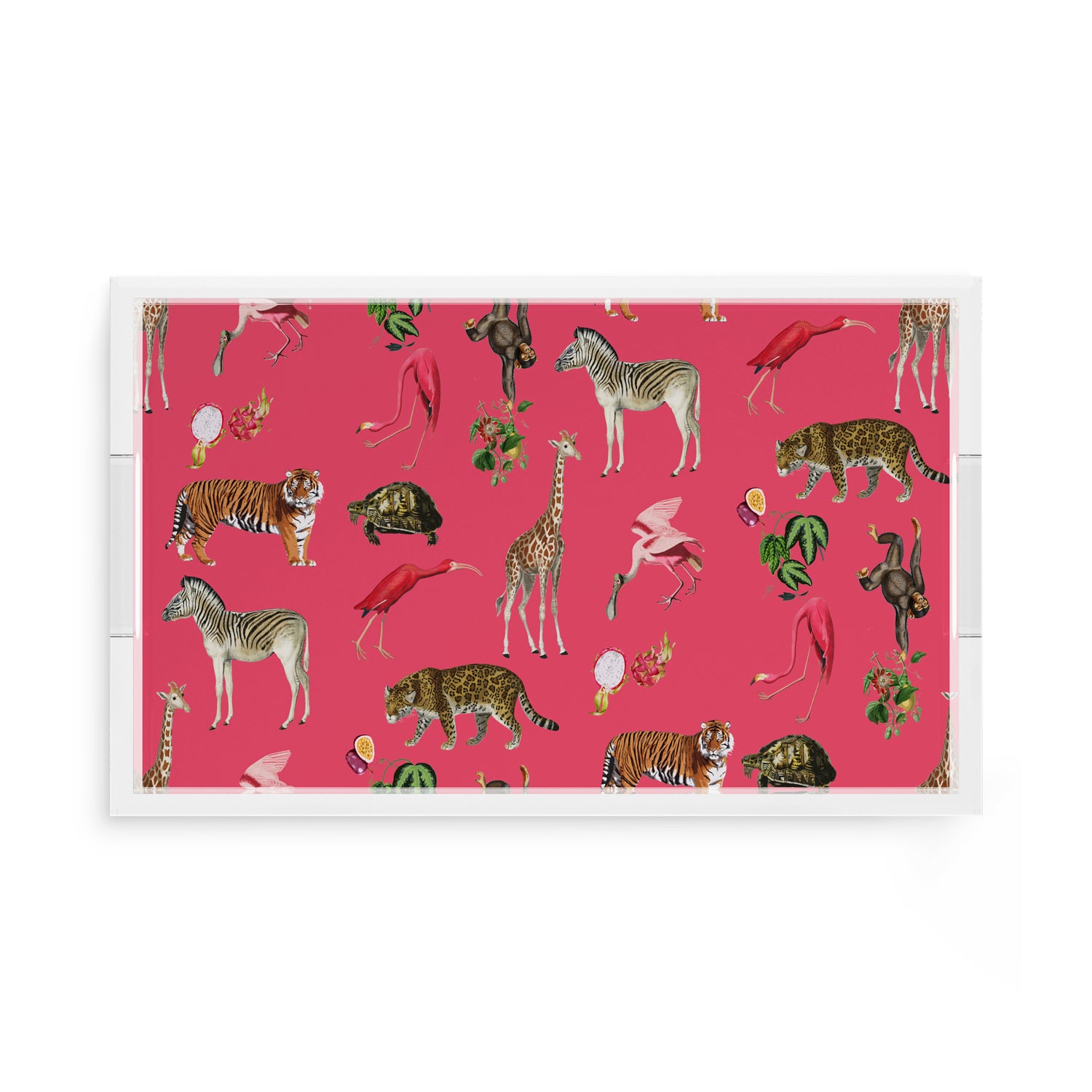 Exotix Cherry 17X10.5 Acrylic Tray - nicolettemayer.com
