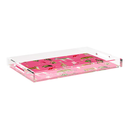 Exotix Cherry 22.5X14.5 Acrylic Tray - nicolettemayer.com
