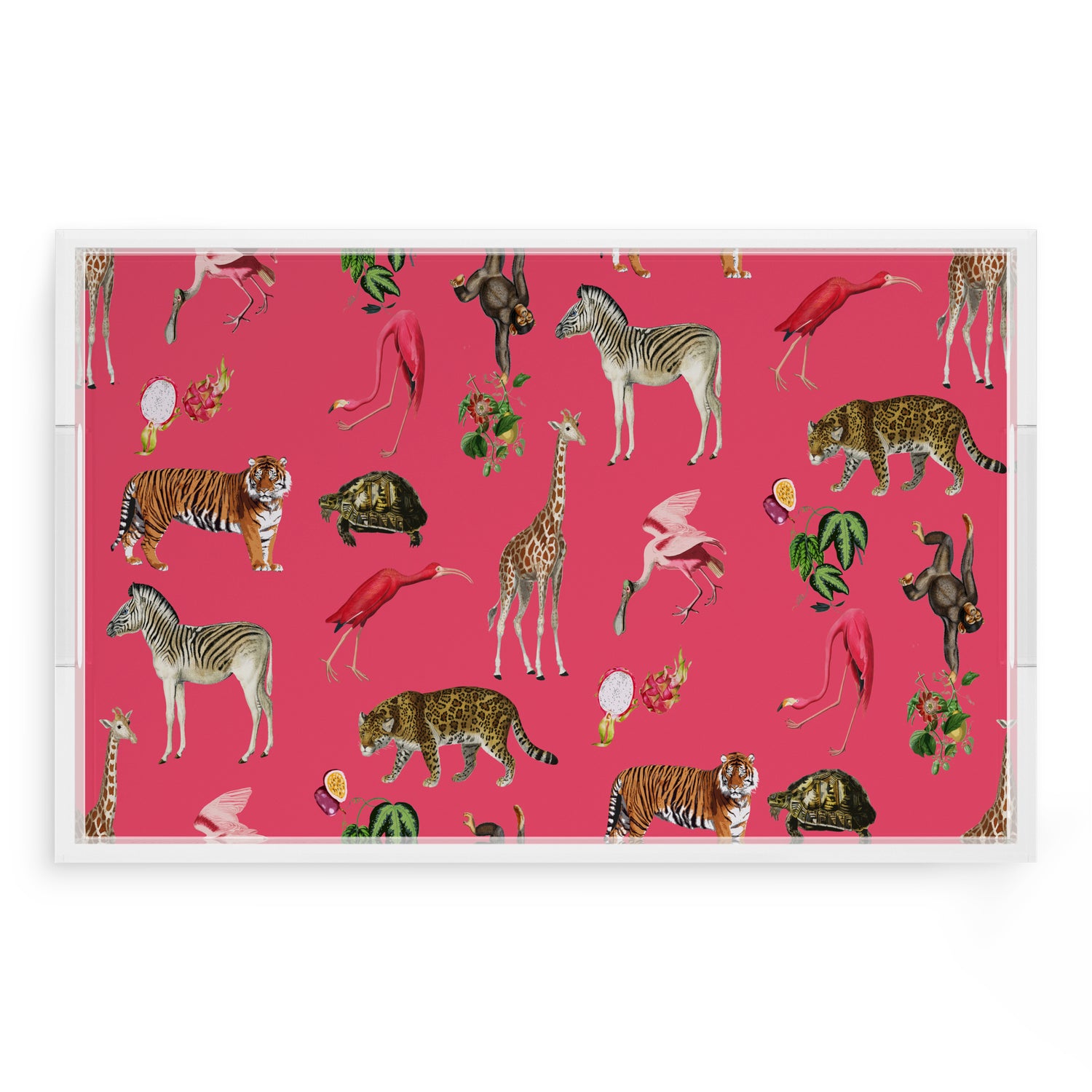 Exotix Cherry 22.5X14.5 Acrylic Tray - nicolettemayer.com
