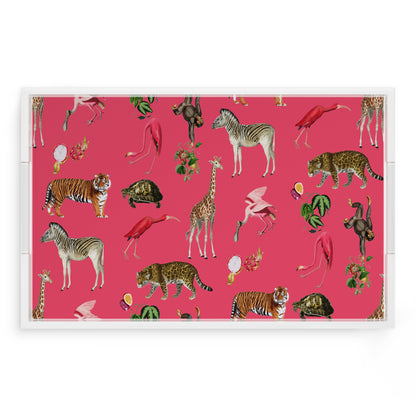 Exotix Cherry 22.5X14.5 Acrylic Tray - nicolettemayer.com
