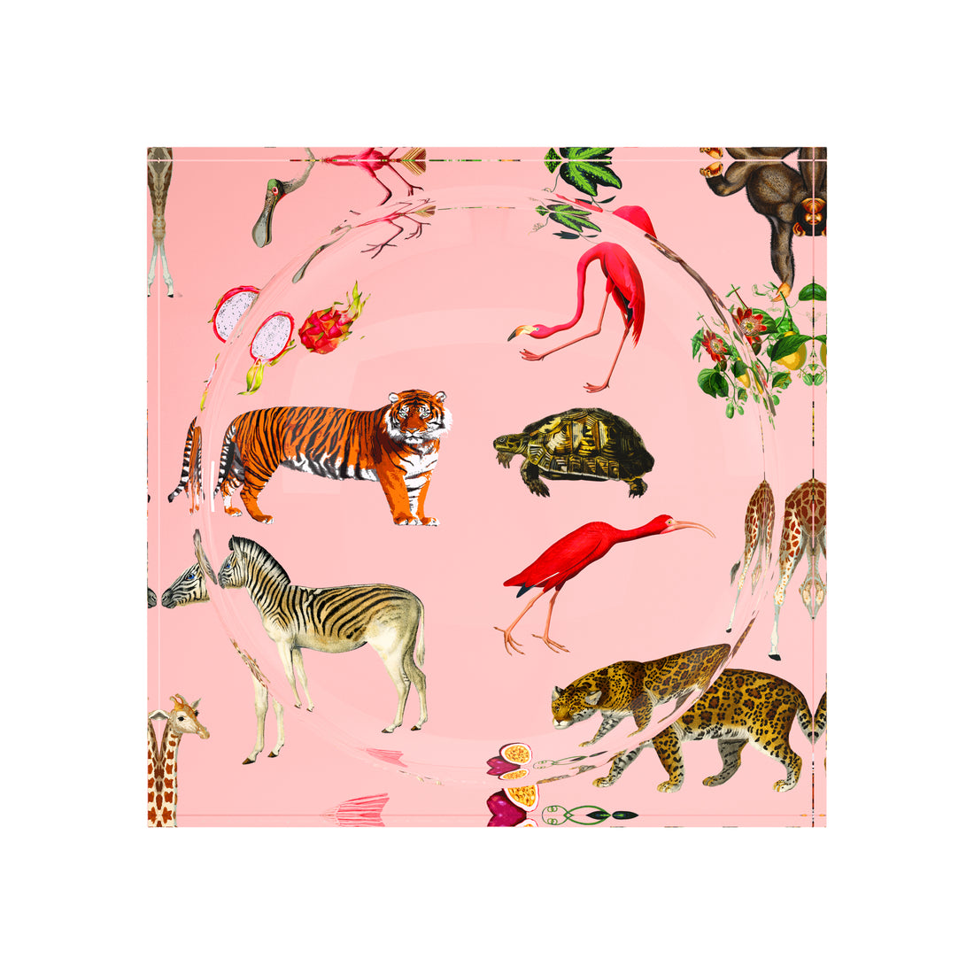 Exotix Flamingo Acrylic Candy Catchall Dish