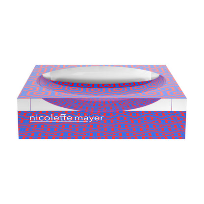 Eyepop Hydrangea And Tomato Acrylic Candy Catchall Dish