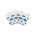 Eyes Blue White Cotton Sateen Dinner Napkins - nicolettemayer.com